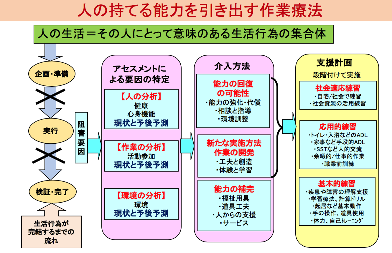 人の持てる能力を引き出す作業療法 日本作業療法士協会